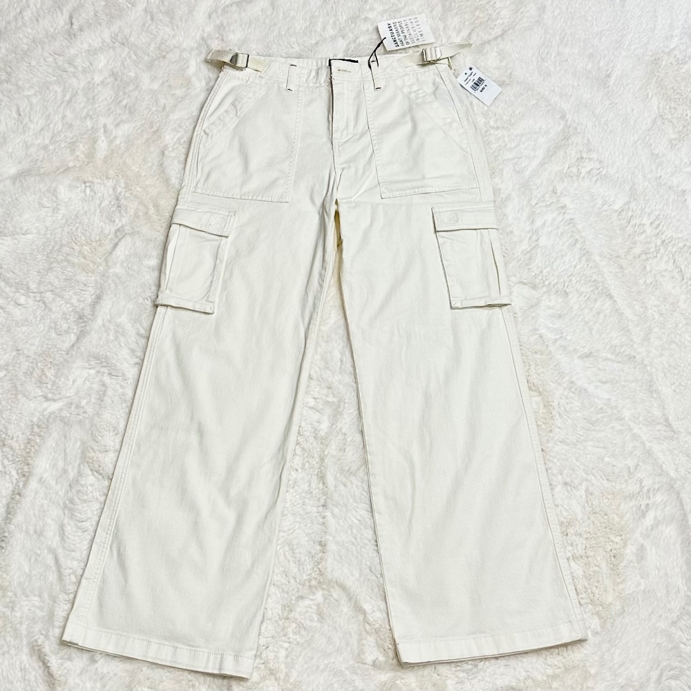 Sanctuary Cargo Wide Leg Pants, Cream